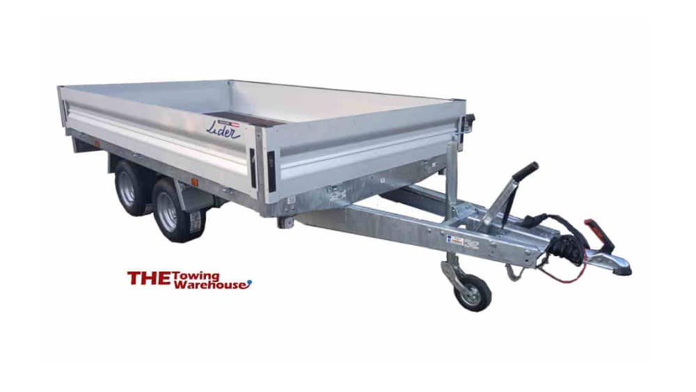 2500kg flatbed trailer with sides