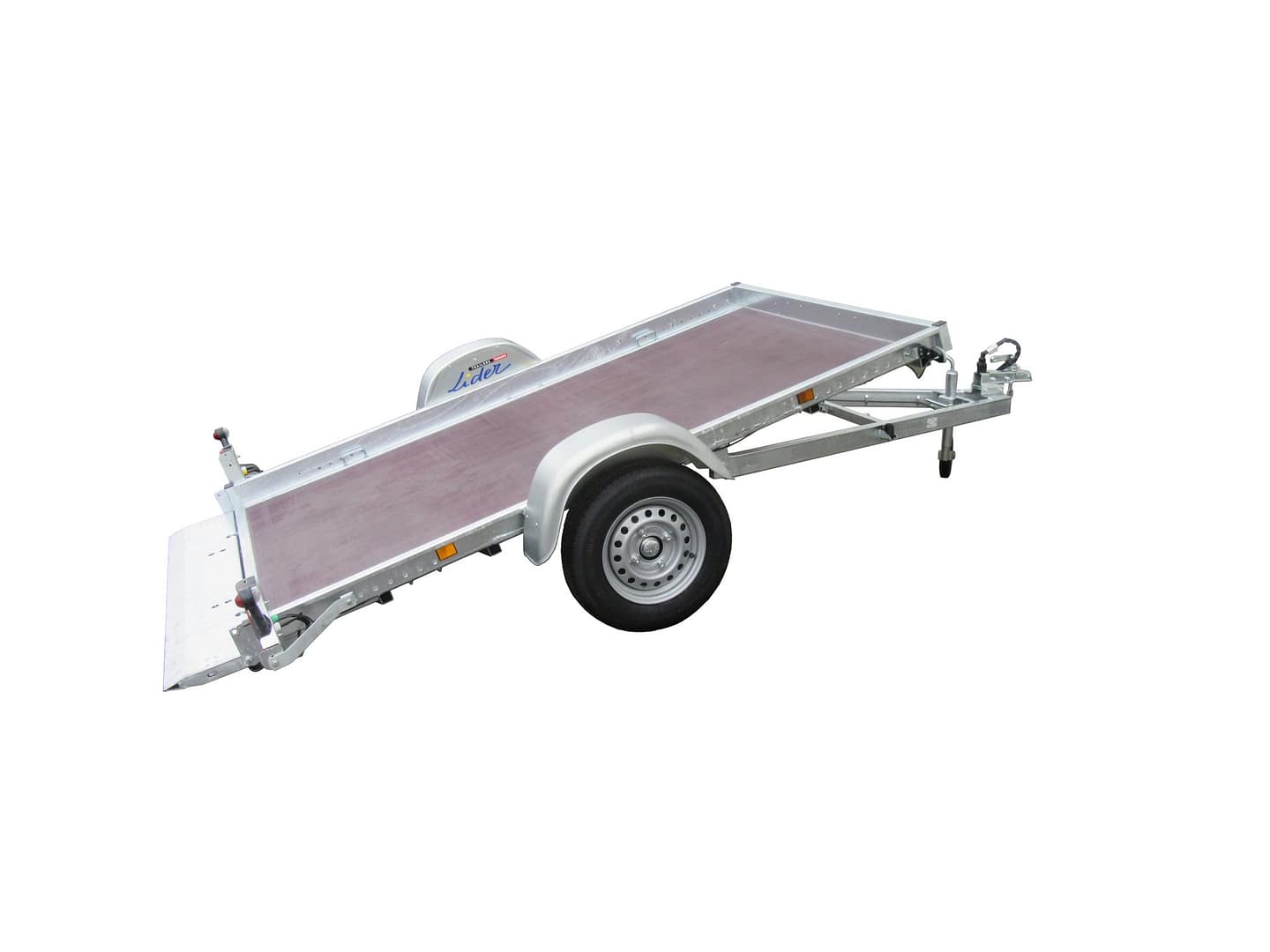Lider Plateau Tilt Bed un-braked Trailer 40360 750kg gw 254 x 161 x 10cm bed - Image 3