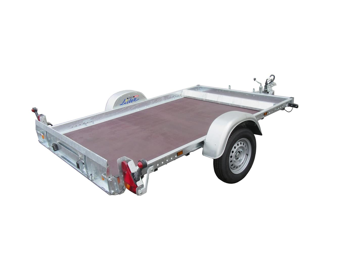 Lider Plateau Tilt Bed un-braked Trailer 40360 750kg gw 254 x 161 x 10cm bed - Image 2