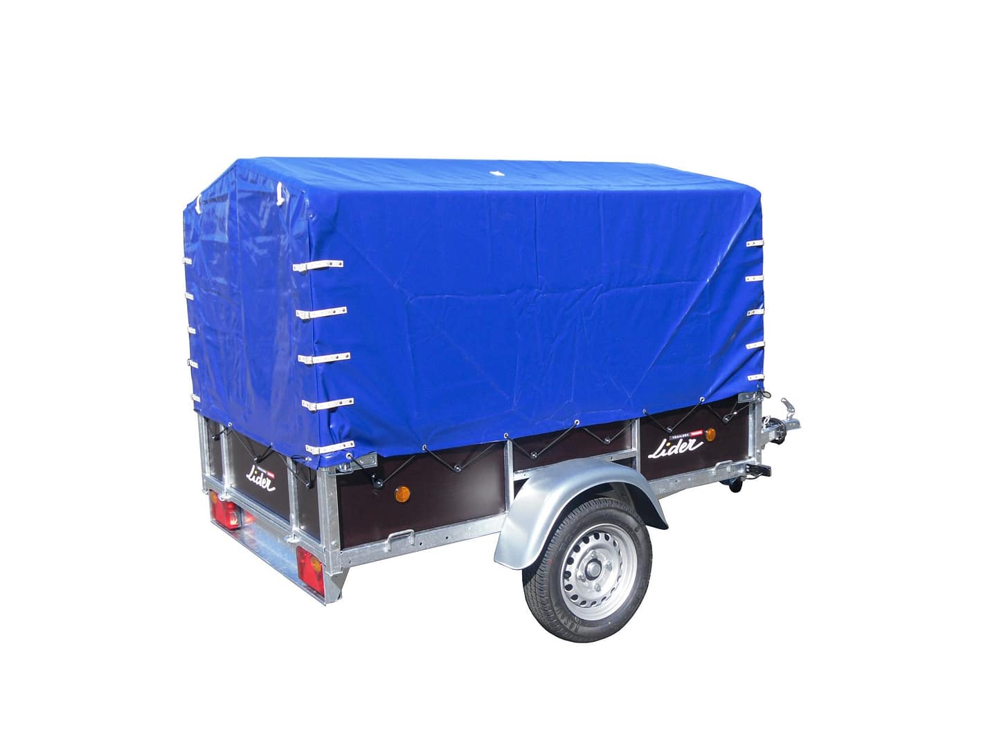 Lider single axle Wooden Sided Trailer 43440 201 x 133 x 40cm bed 750kg gw - Image 3