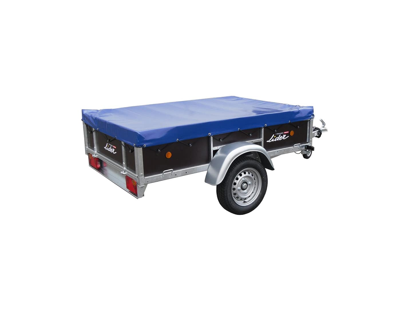 Lider single axle Wooden Sided Trailer 43440 201 x 133 x 40cm bed 750kg gw - Image 4