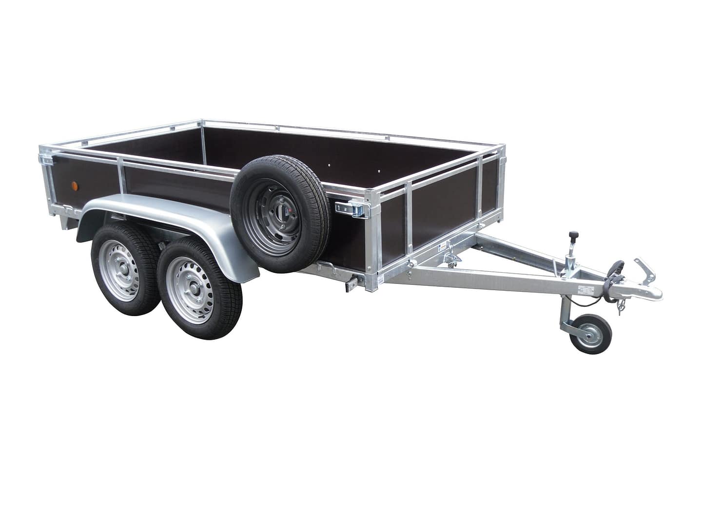 Lider twin axle Wooden Sided Trailer 39450 251 x 133 x 40cm bed 750kg gw (8'x 4') - Image 4