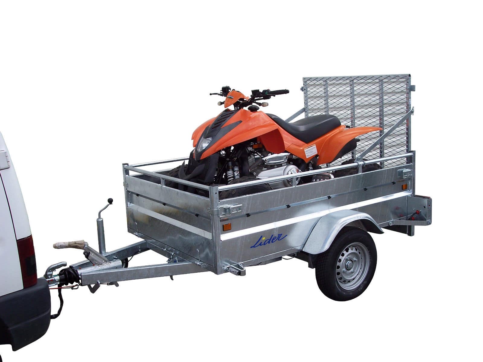 Lider Robust Trailer Braked 1300kg Gross Weight with Ramp Tailgate Kit – 34392