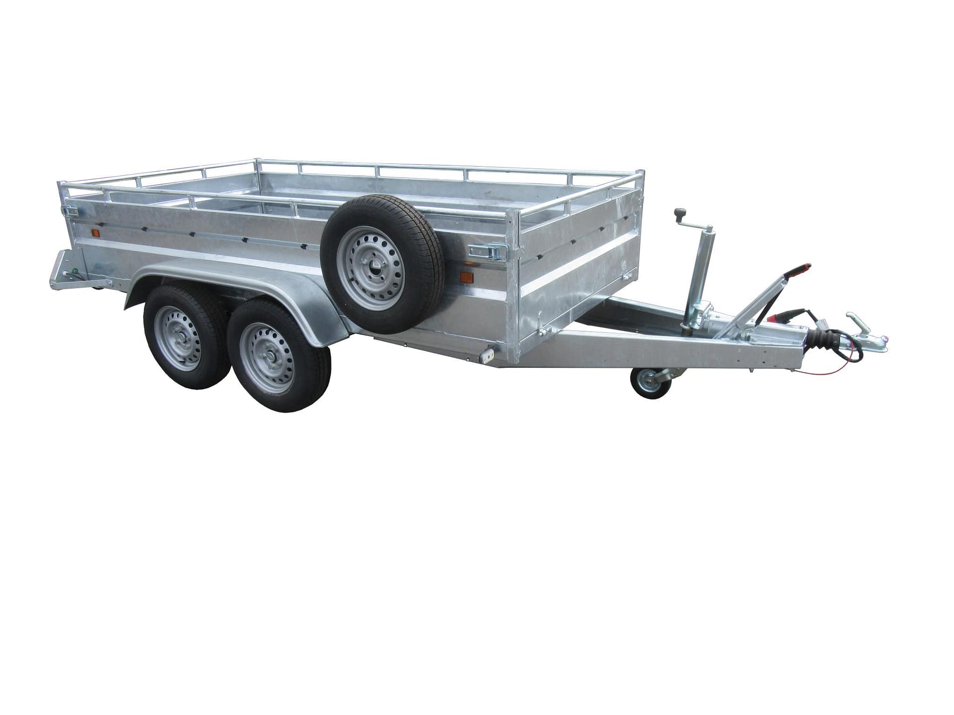Lider Robust Trailer Braked Twin Axle 2500kg Gross Weight with Ramp Tailgate Kit – 38398 - Image 2