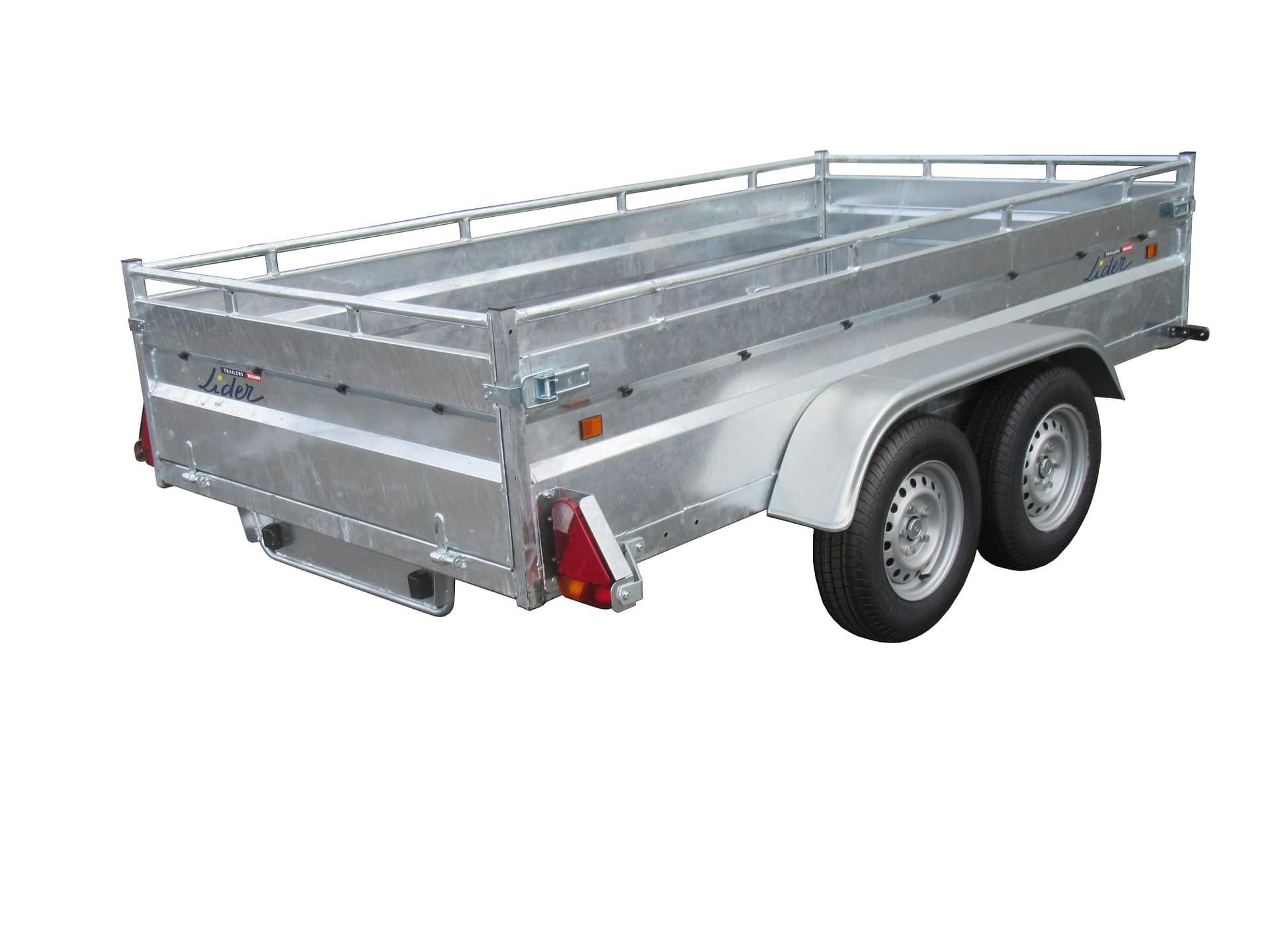 Lider Robust Trailer Braked Twin Axle 2500kg Gross Weight with Ramp Tailgate Kit – 38398 - Image 6