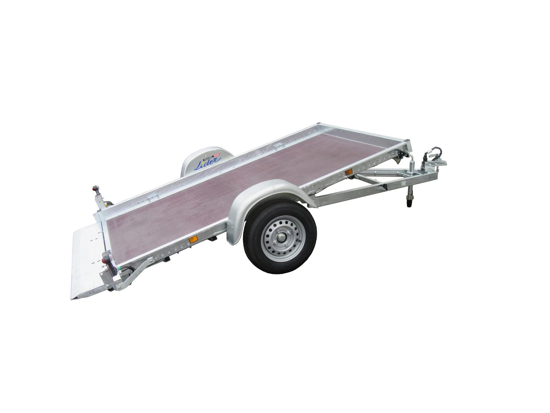 Lider Plateau Tilt Bed un-braked Trailer 40360 750kg gw 254 x 161 x 10cm bed - Image 3