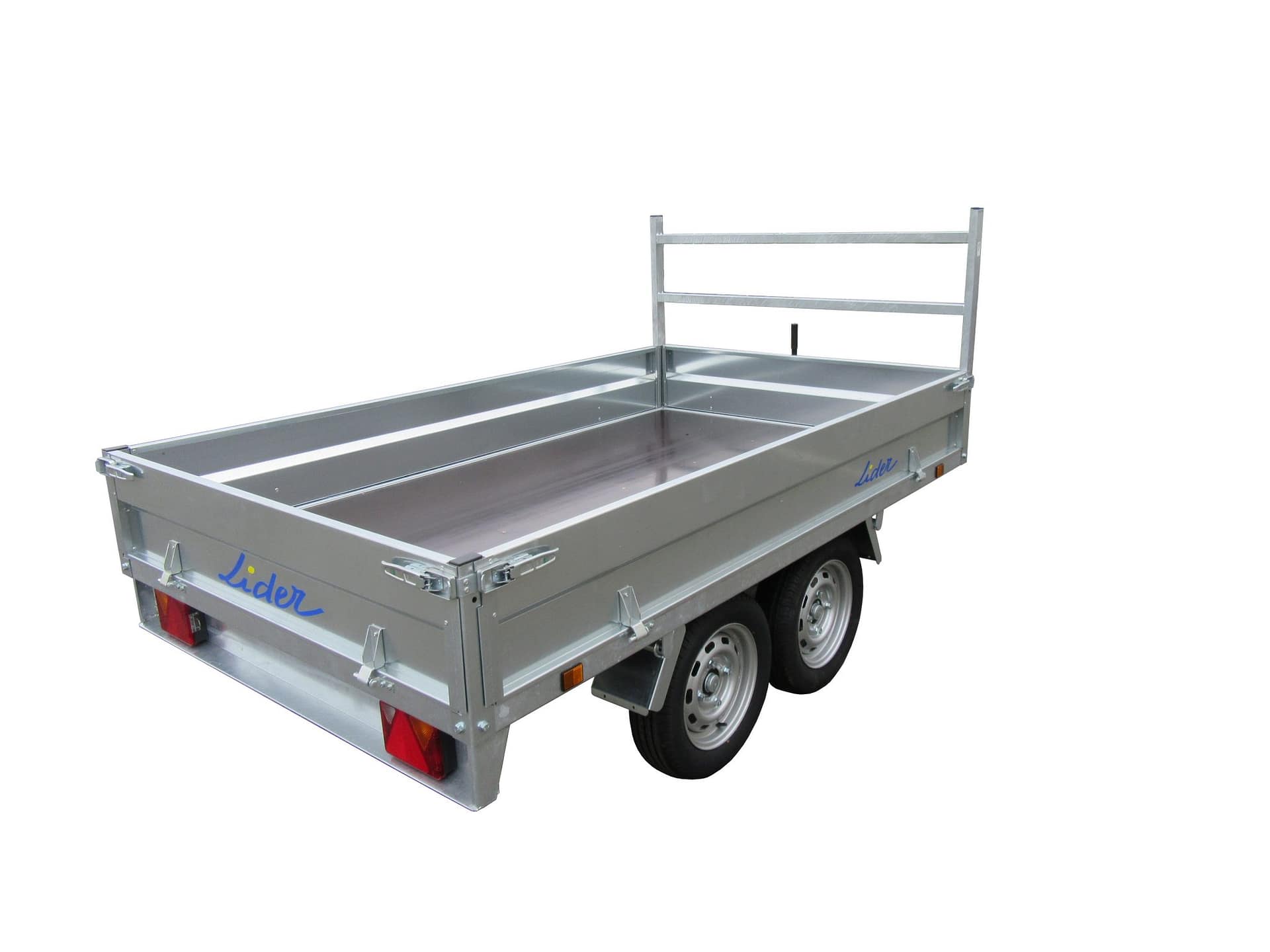Lider un-braked Tipping Trailer 39560 750kg gw 253 x 147 x 30cm bed - Image 5