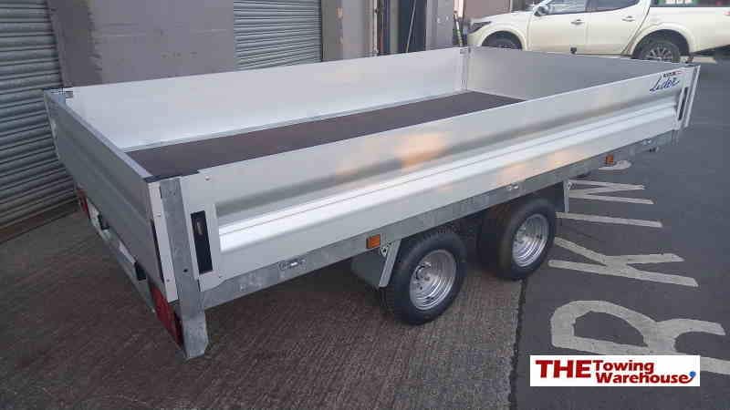 Lider Flatbed Braked Twin-Axle Trailer 306 x 170 cm 2500kg with Aluminium Side Kit - 34620 - Image 8